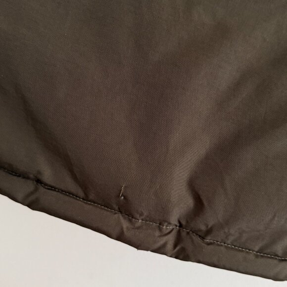 Woolrich Down Parka with Raccoon Fur Hood in Green Women Size Small - Picture 8 of 9